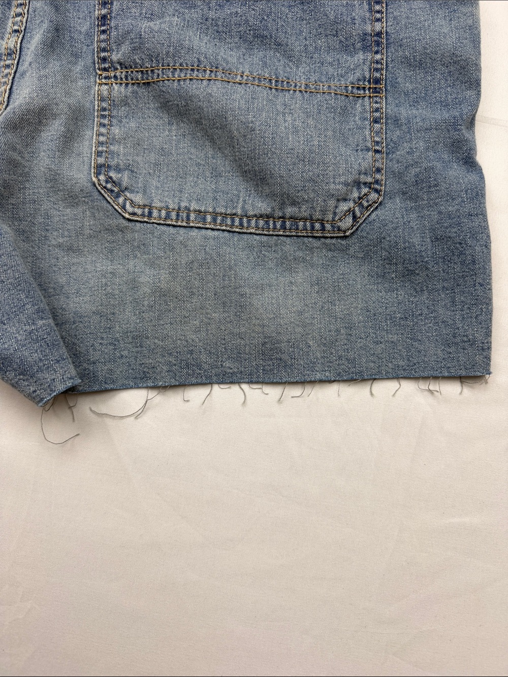 wild fable Light Blue Denim Overall Jean Shorts - Picture 7 of 10